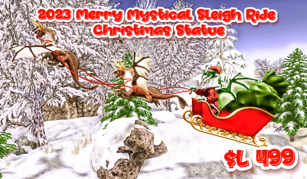 More information about "The 2023 Merry Mystical Sleigh Ride Christmas Statue!"